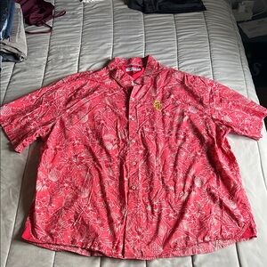 Short -Sleeve USC Aloha Button-Up Shirt